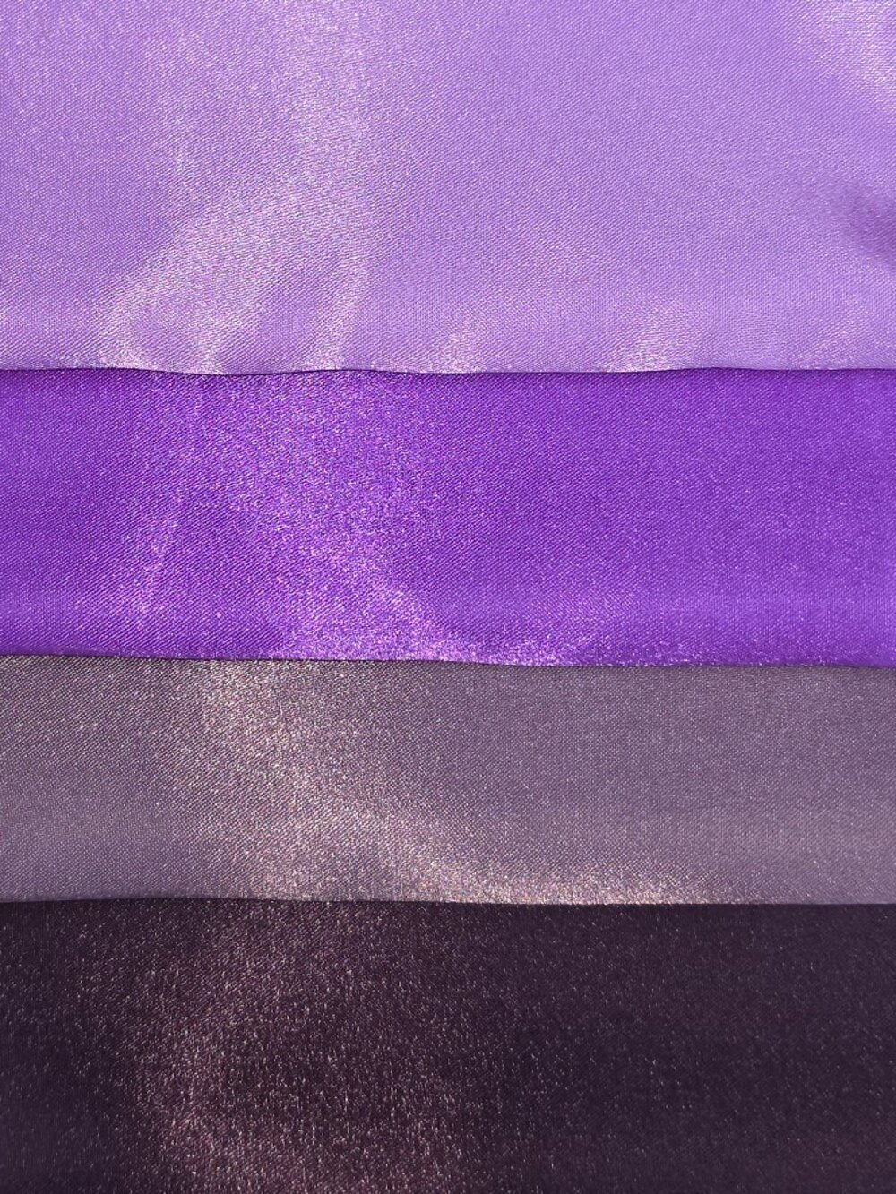 Choose Solid PURPLE Tones in Poly-Silk 36” Square SCARF by ORNAMENTS Ranch West